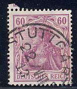 Germany Reich Scott # 89b, used, pre war printing