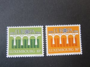 Luxembourg 1984 Sc 708-09 set MNH