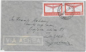 Buenos Aires, Argentina to Zagreb, Yugoslavia 1947 Airmail (52736)