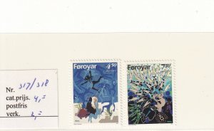 SA05 Faroe Islands 1997 EUROPA Stamps Tales and Legends mint stamps