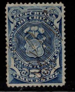 Chile Scott AR3 Used stamp manuscript cancel