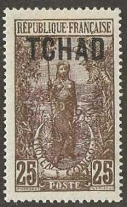 Chad, Sc.  8  mint, hinged. 1922.  (C380)