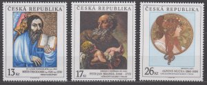 Czech Republic Scott #3133-3135 MNH 2000