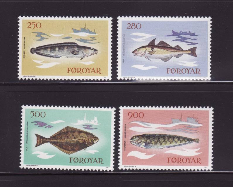 Faroe Islands 97-100 Set MNH Fish (A)