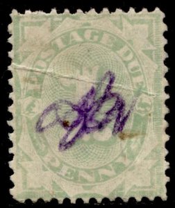 New South Wales #J10 Postage Due Wmk.55. Perf. 12 X 12 Used - Has Crease