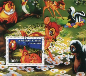 Somalia 2006 DISNEY CHARACTERS Bambi s/s Perforated Fine Used