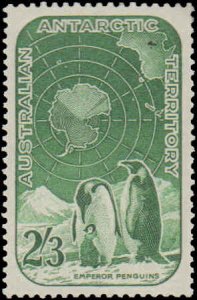 Australian Antarctic Territory #L1-L5, Complete Set(5), 1957-1959, Hinged