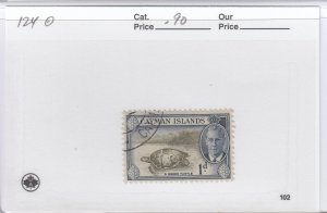 Cayman Islands 124 used