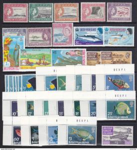 BRITISH VIRGIN ISLANDS 1956-75 lot 6 scan MNH hcv