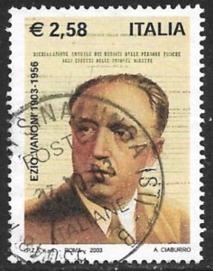 ITALY 2003 EZIO VANONI Economist Issue Sc 2557 VFU