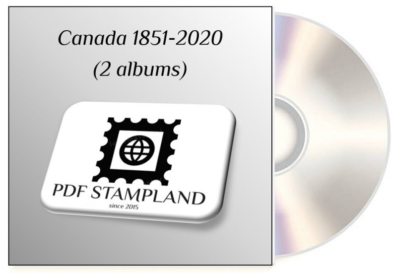Canada 1851-2020 (2 albums) PDF STAMP ALBUM PAGES