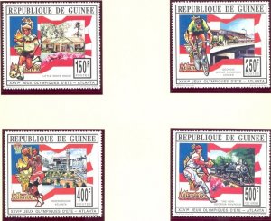 Guinea 1993 MNH Stamps Scott 1253-1256 Sport Olympic Games Baseball Cycling