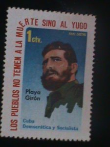 ​CUBA-FEDEL CASTRO-LEADER OF CUBA-MINT VF-LAST ONE-HARD TO FIND