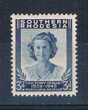 Southern Rhodesia 69 MNH Princess Elizabeth 1947 (S1006)+