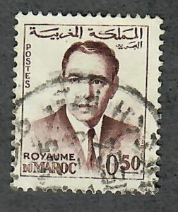 Morocco #82 King Hassan used single