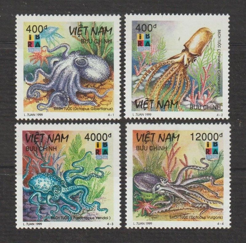 1999	Vietnam	octipus marine life set MNH	799
