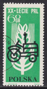 Poland 1248 Polish People's Republic 20 Anniv. 60GR 1964