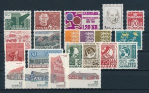 Denmark 1972 Complete Year Set  MNH
