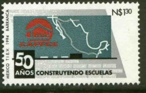 MEXICO 1861, SCHOOL CONSTRUCTION (CAPFCE) 50th ANNIVERSARY. MINT NH VF.