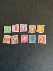 Stamps New Zealand Scott #130-9 used