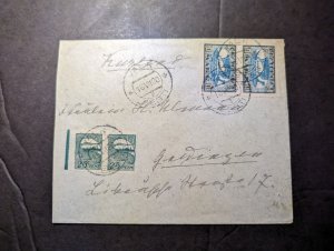 1920 Estonia Cover Valk to Gedingen Latvia