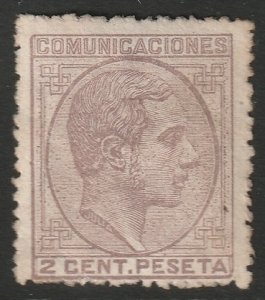 Spain 1878 Sc 232 MH*