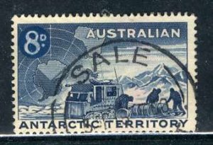 Australian Antartic Territory.; 1957: Sc. # L2: Used Single Stamp