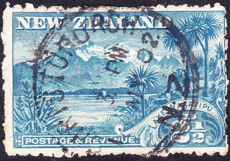 NEW ZEALAND 1899 2.5d Blue Perf 11 SG260 Used