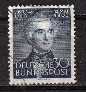 Germany 1953 -  Justus von Liebig  Used single  # 695