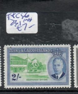 TURKS AND CAICOS KGVI 2/-  SG 231  MNH   P0308H