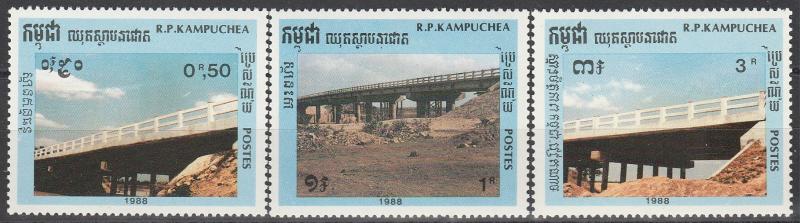 Cambodia #918-20  MNH CV $2.75 (A2771)