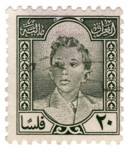 (I.B) Iraq Revenue : Duty Stamp 20f (King Faisal II) 