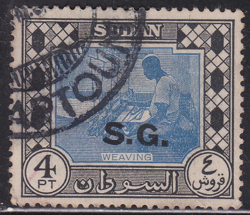 Sudan O54 Weaving, Official 1951