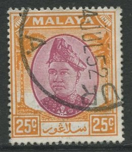 STAMP STATION PERTH Selangor #89 Sultan Hisam-ud-Din Alam Shah Used 1949