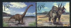 BOSNIA SERBIA(086) - Dinosaurs - MNH Set - 2009