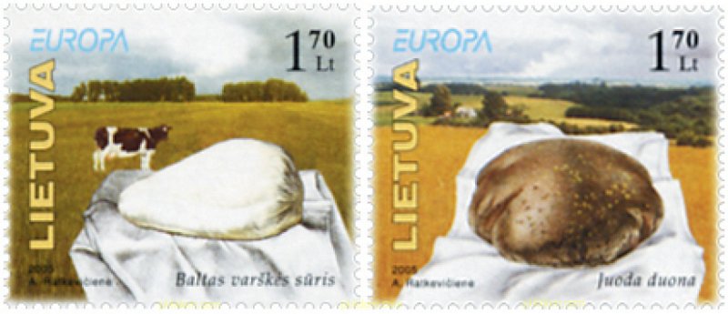 170431 MNH LITUANIA 2005 EUROPA CEPT 2005 - GASTRONOMIA