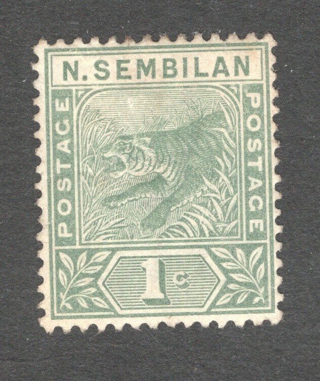 Malaya - Negri Sembilan, Scott #2   VF, Unused, OG,  CV $4.00 .....  4180002