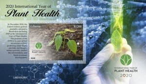 Liberia - 2020 Year of Plant Health - Stamp Souvenir Sheet - LIB200528b1