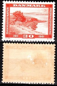 DENMARK 1961 Union of Friends of Nature. Seashore Painting. Single, MH