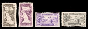 Lebanon #C97-100 Cat$50, 1945 Airpost, set of four, never hinged