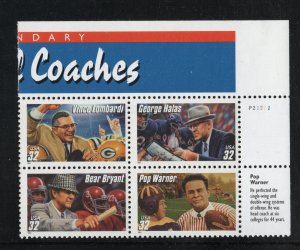 ALLY'S STAMPS US Scott #3143-6 32c Football Coaches [4] MNH F/VF [FP-66]
