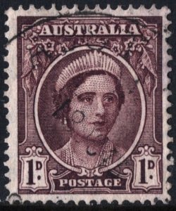 Australia SC#191 1d Queen Elizabeth (1943) Used