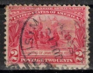 USA - Scott 329 w/ Circular Cancel