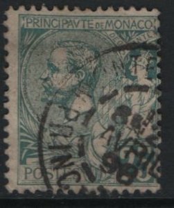 MONACO, 20, USED, 1924, PRINCE CHARLES II