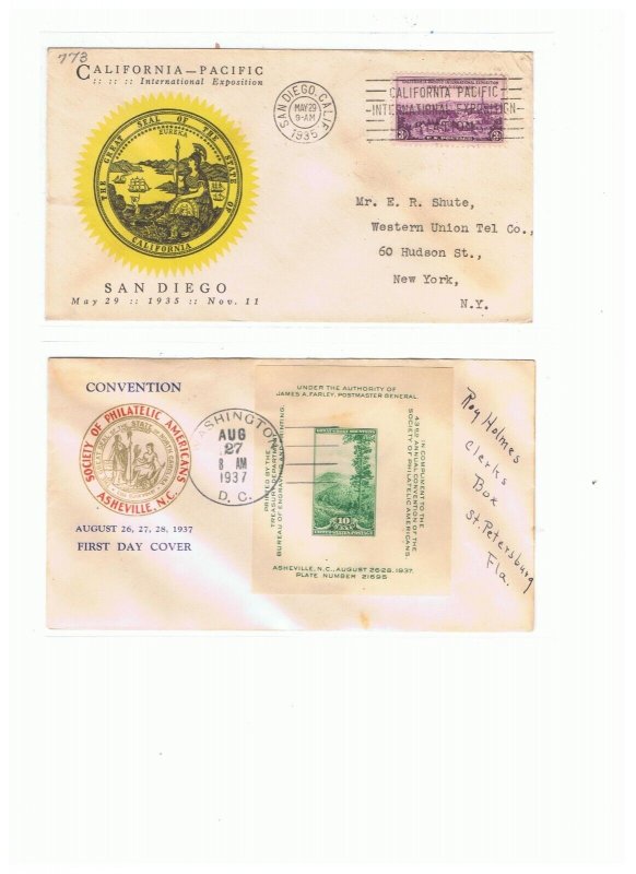 Nice lot of early US First Day Covers    1927 -1937