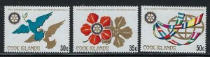 Cook Is 547-49 MNH 1980 Rotary Int'l (fe2703)