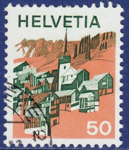 Switzerland - 1973 - Scott #565 - used - Valais