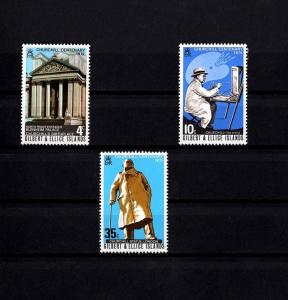 GILBERT & ELLICE - 1974 - CHURCHILL - BLENHEIM - ARTIST - STATUE - MINT MNH SET!