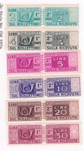 Italy Q64;66-70 MNH Numerals 1946 (I0817)