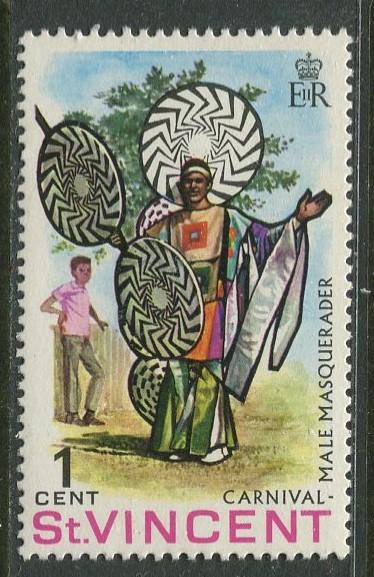 St Vincent - Scott 264 - Carnival Celebrations -1969 - MNH - Single 1c Stamp